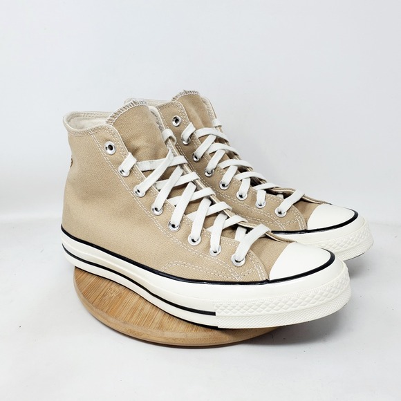 Converse‎ Chuck Taylor 70 Hi Shoes Mens 9.5 Light Brown Classic Retro Sneakers - Picture 6 of 13